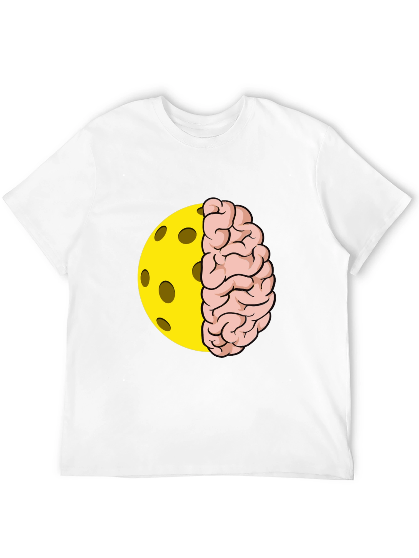 Pickleball Brain T-Shirt - Clever Design!
