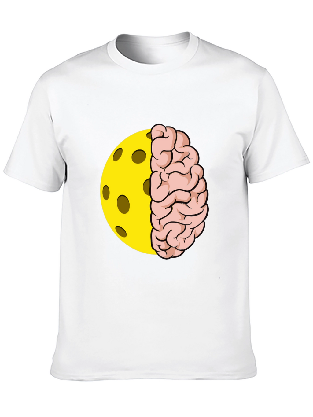 Pickleball Brain T-Shirt - Clever Design!