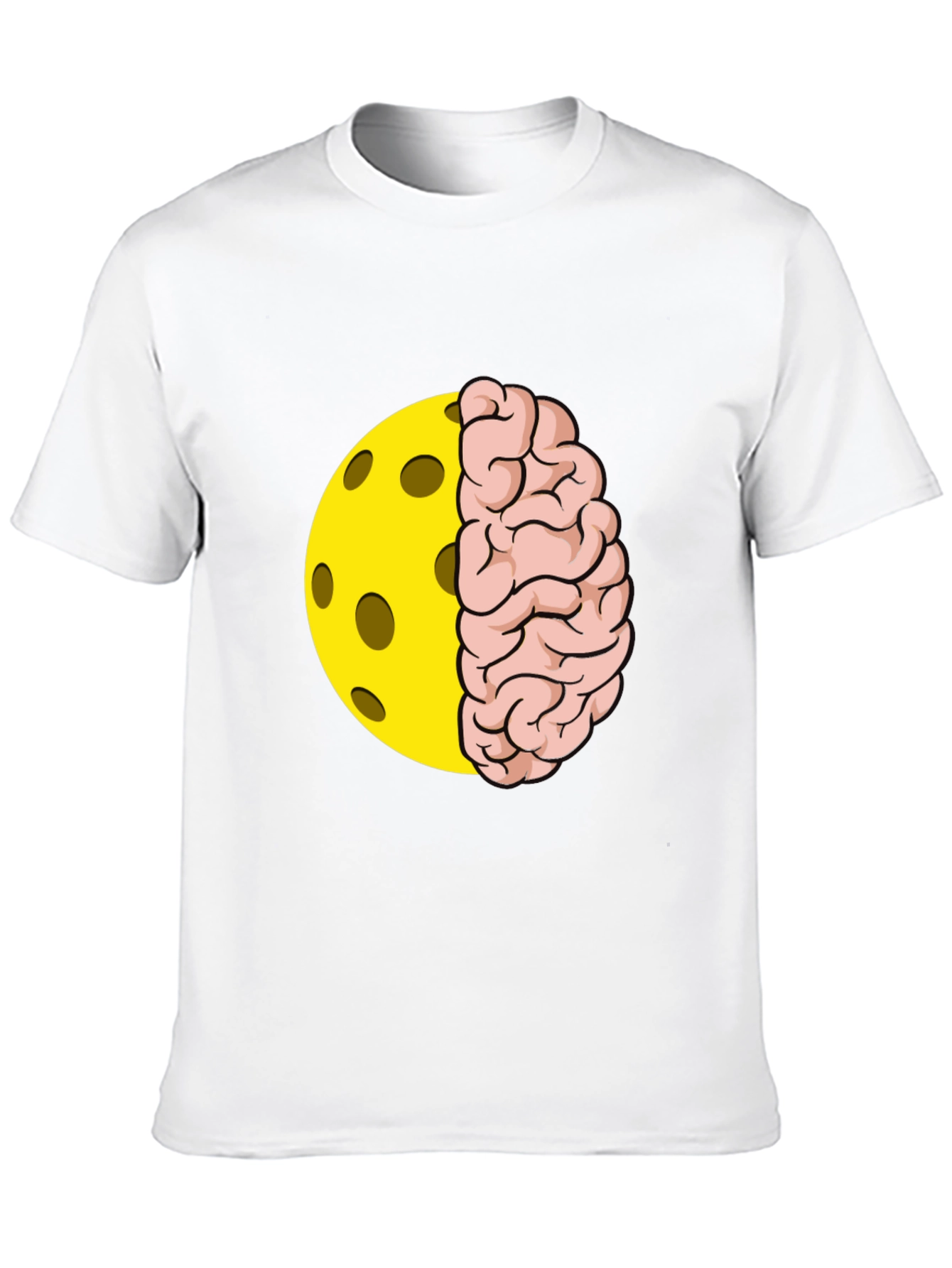 Pickleball Brain T-Shirt - Clever Design!
