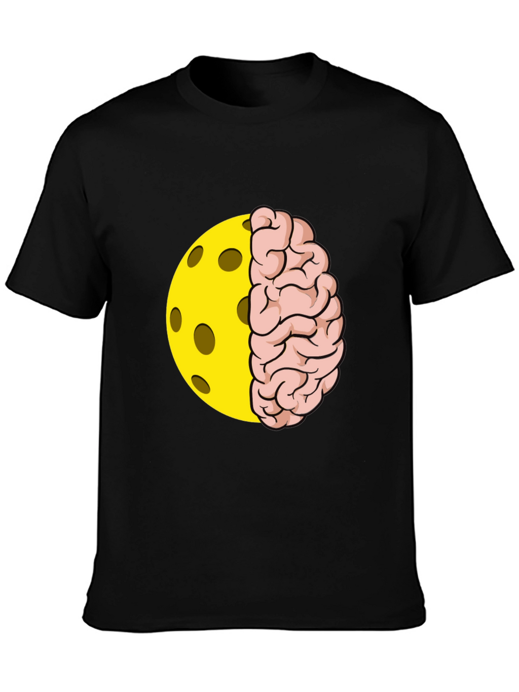 Pickleball Brain T-Shirt - Clever Design!