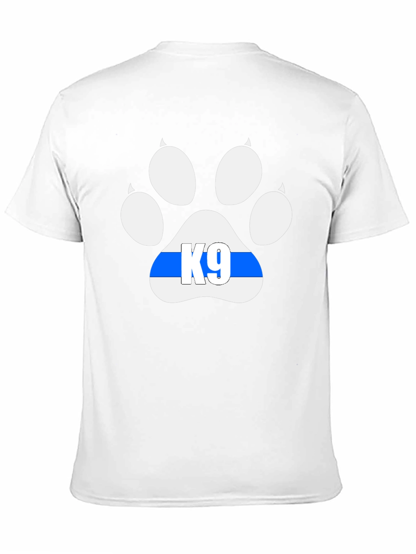 K9 Paw Print T-Shirt - Police Dog Support
