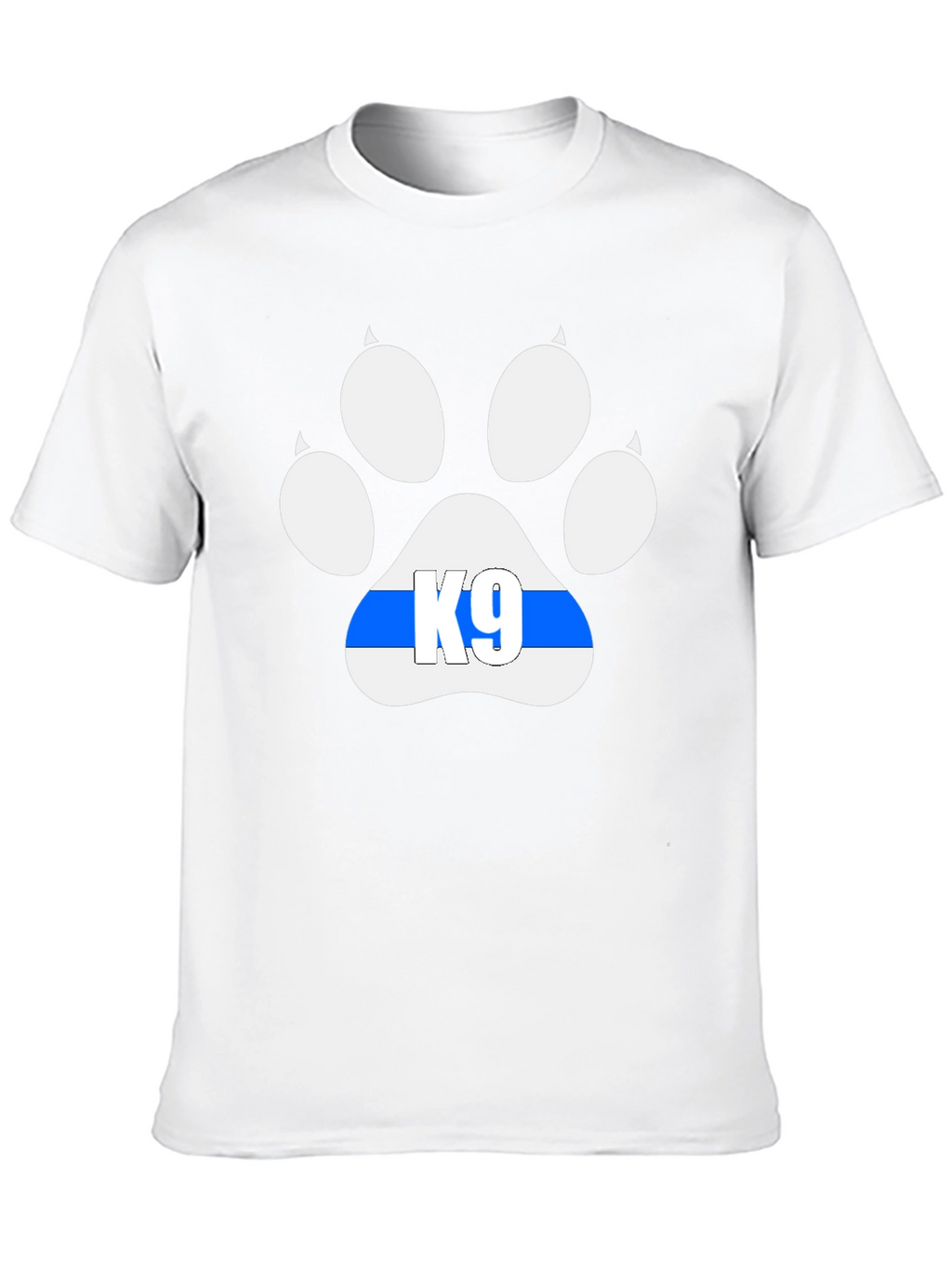 K9 Paw Print T-Shirt - Police Dog Support