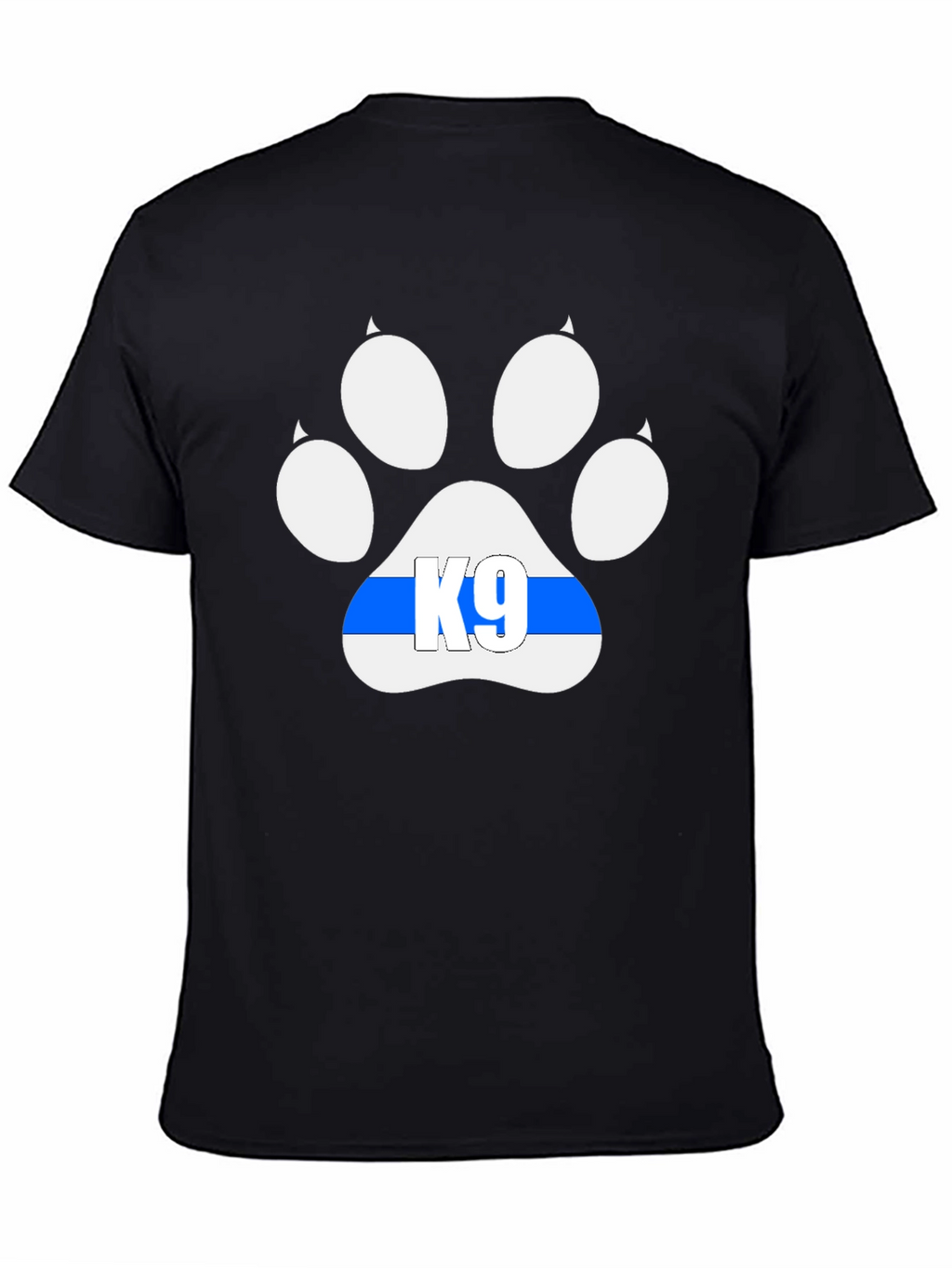 K9 Paw Print T-Shirt - Police Dog Support