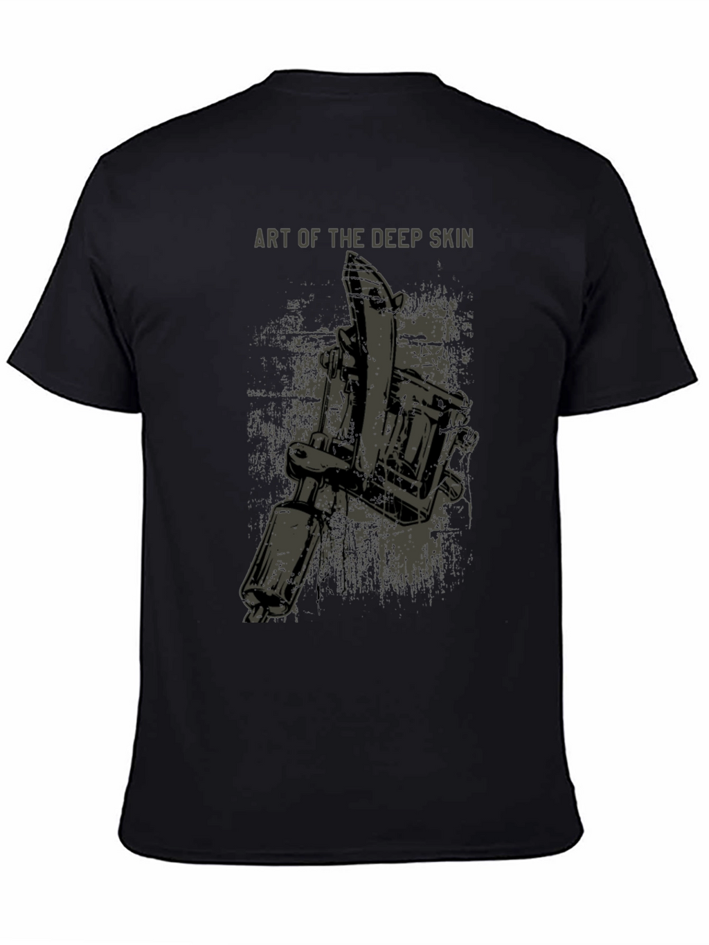 Art of the Deep Skin Graphic T-Shirt - Black