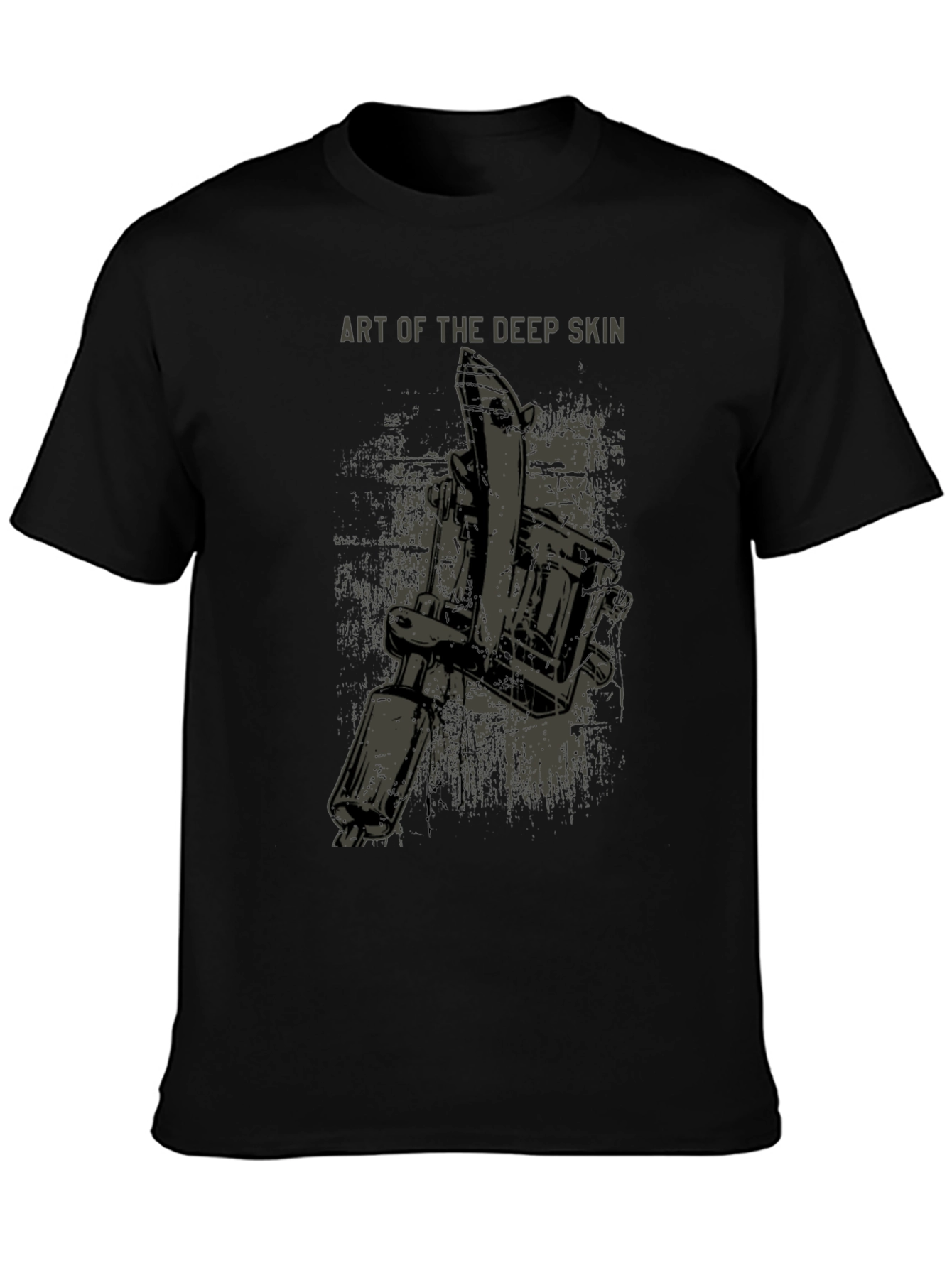 Art of the Deep Skin Graphic T-Shirt - Black
