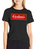 Civilians Marksmanship Unit Black Graphic T-Shirt