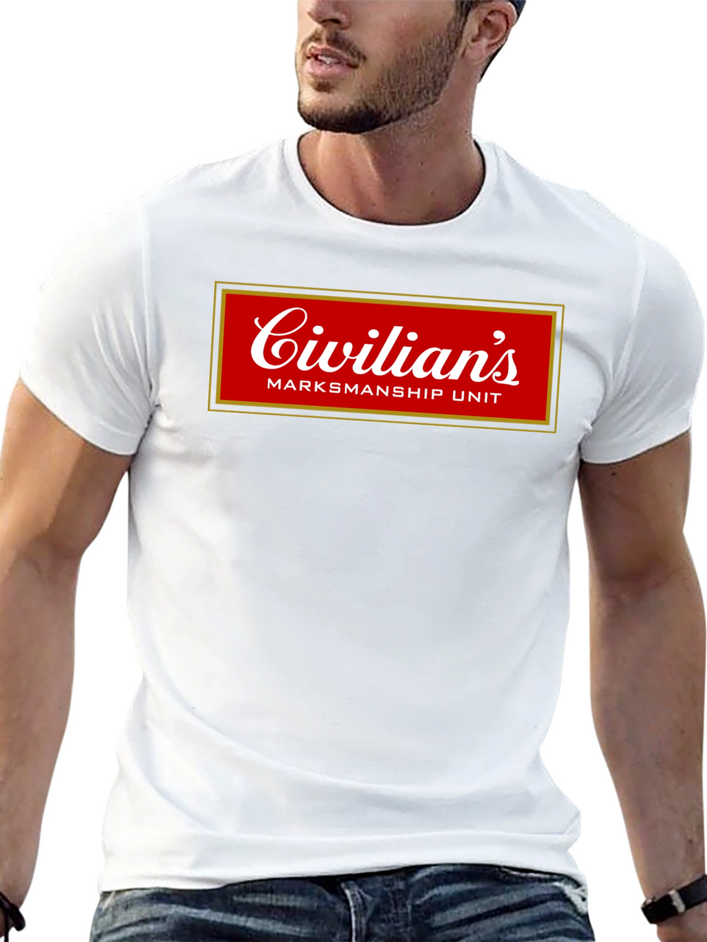 Civilians Marksmanship Unit Black Graphic T-Shirt
