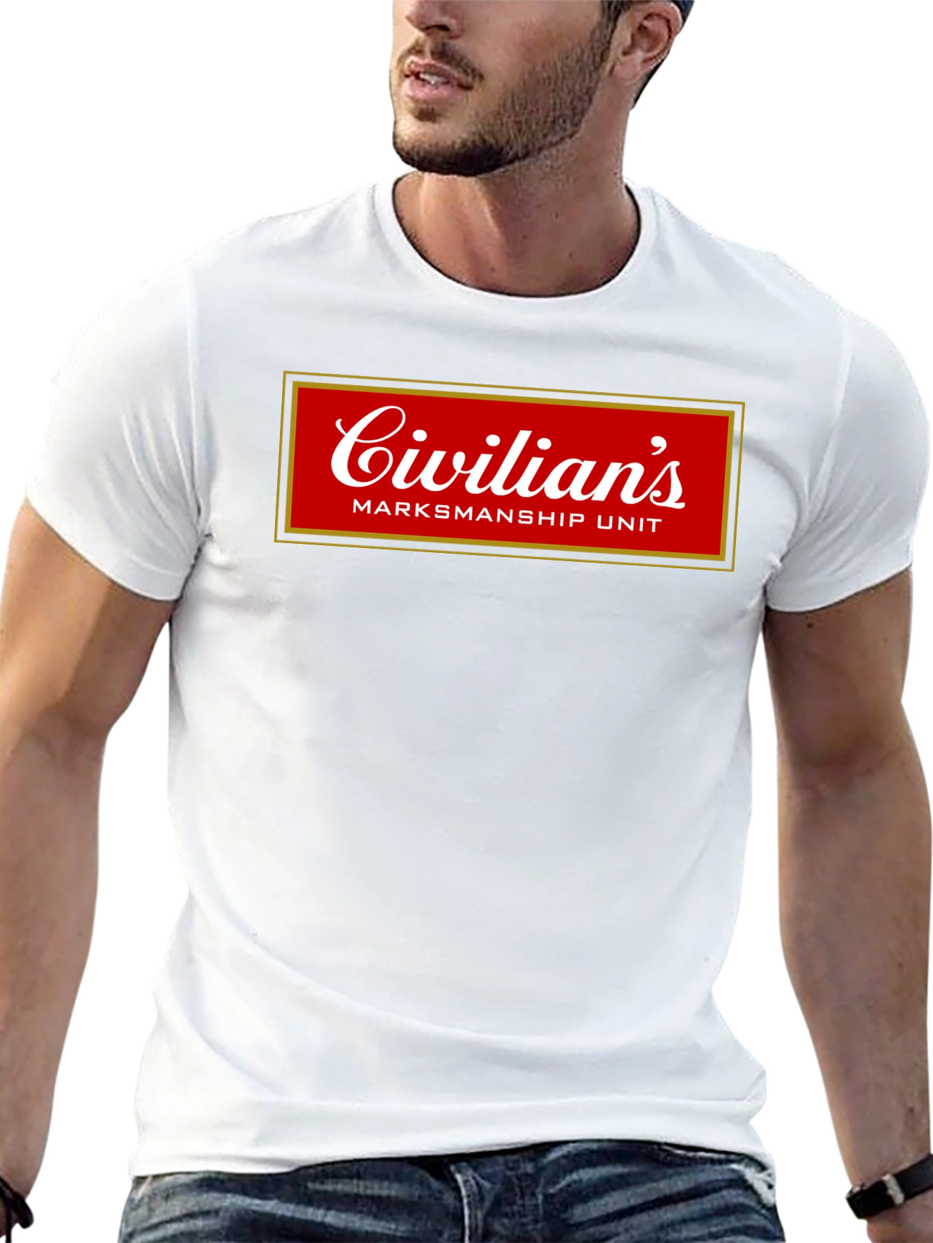 Civilians Marksmanship Unit Black Graphic T-Shirt