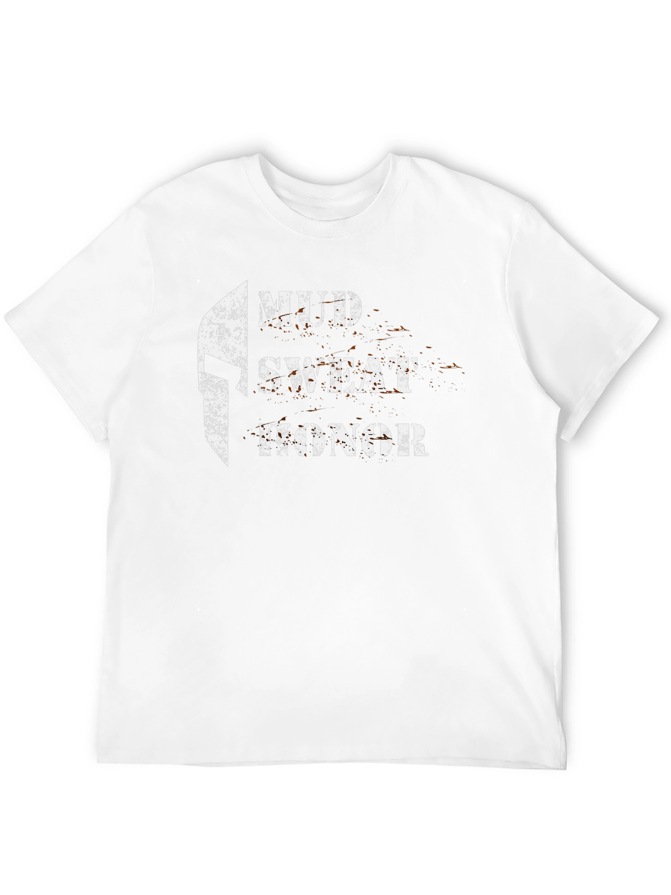Mud Sweat Honor Spartan Graphic Tee - Black