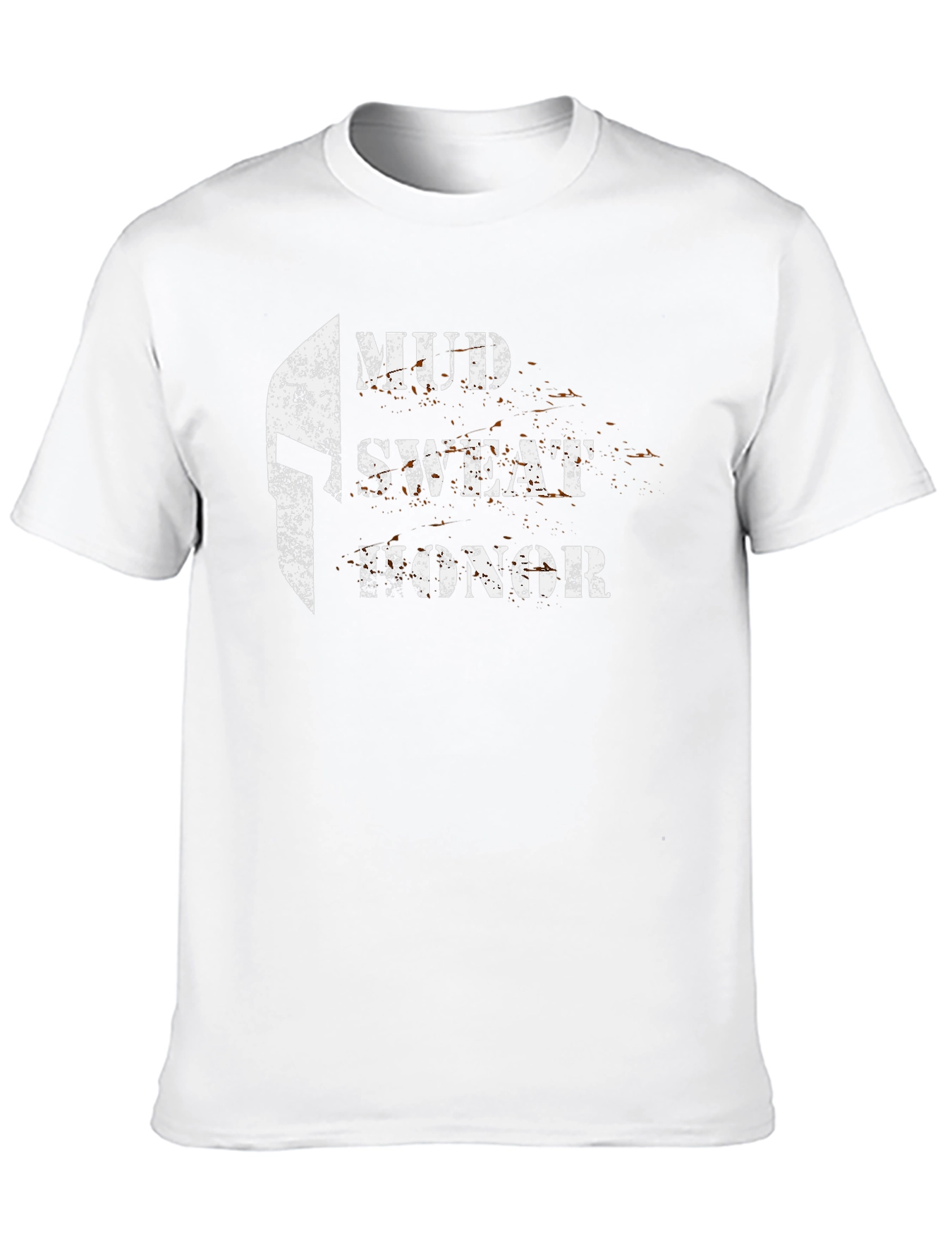 Mud Sweat Honor Spartan Graphic Tee - Black