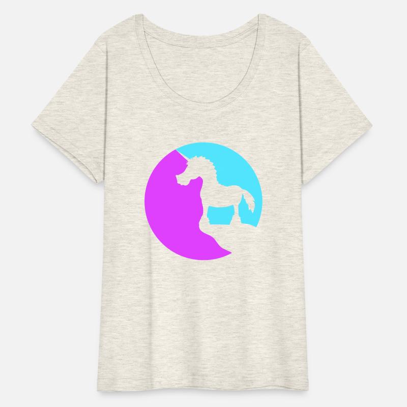 Unicorn Cliff Moon Mountain Round Night Cute Cool