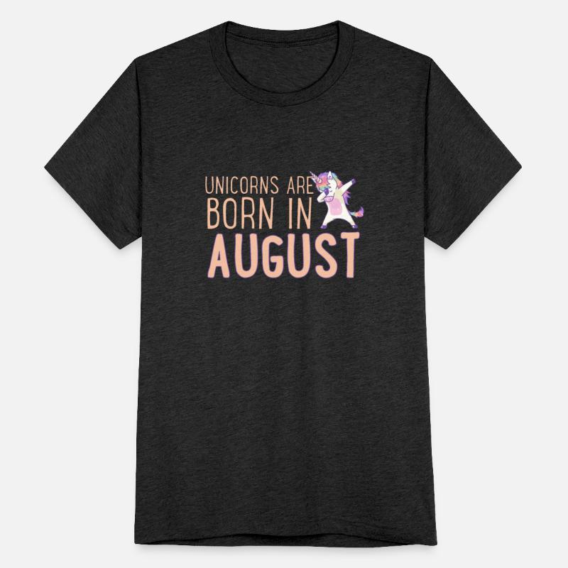 Unicorns Are Born In August Funny Dabbing Unicorn