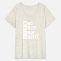 Unihockeyspieler Eat Sleep Unihockey Repeat Floorb