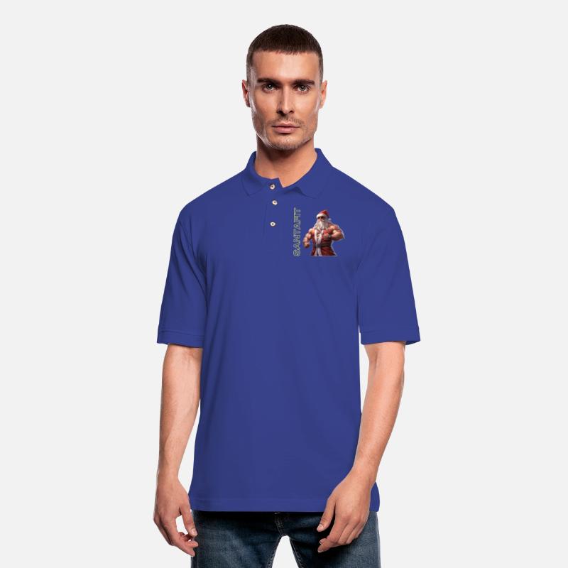 "Unisex Santa Fitness T-Shirts: Sporty Christmas