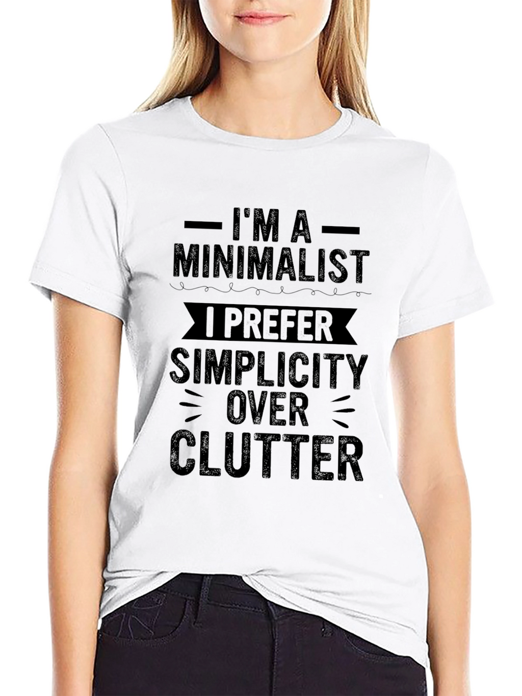 Minimalist Simplicity Black T-Shirt