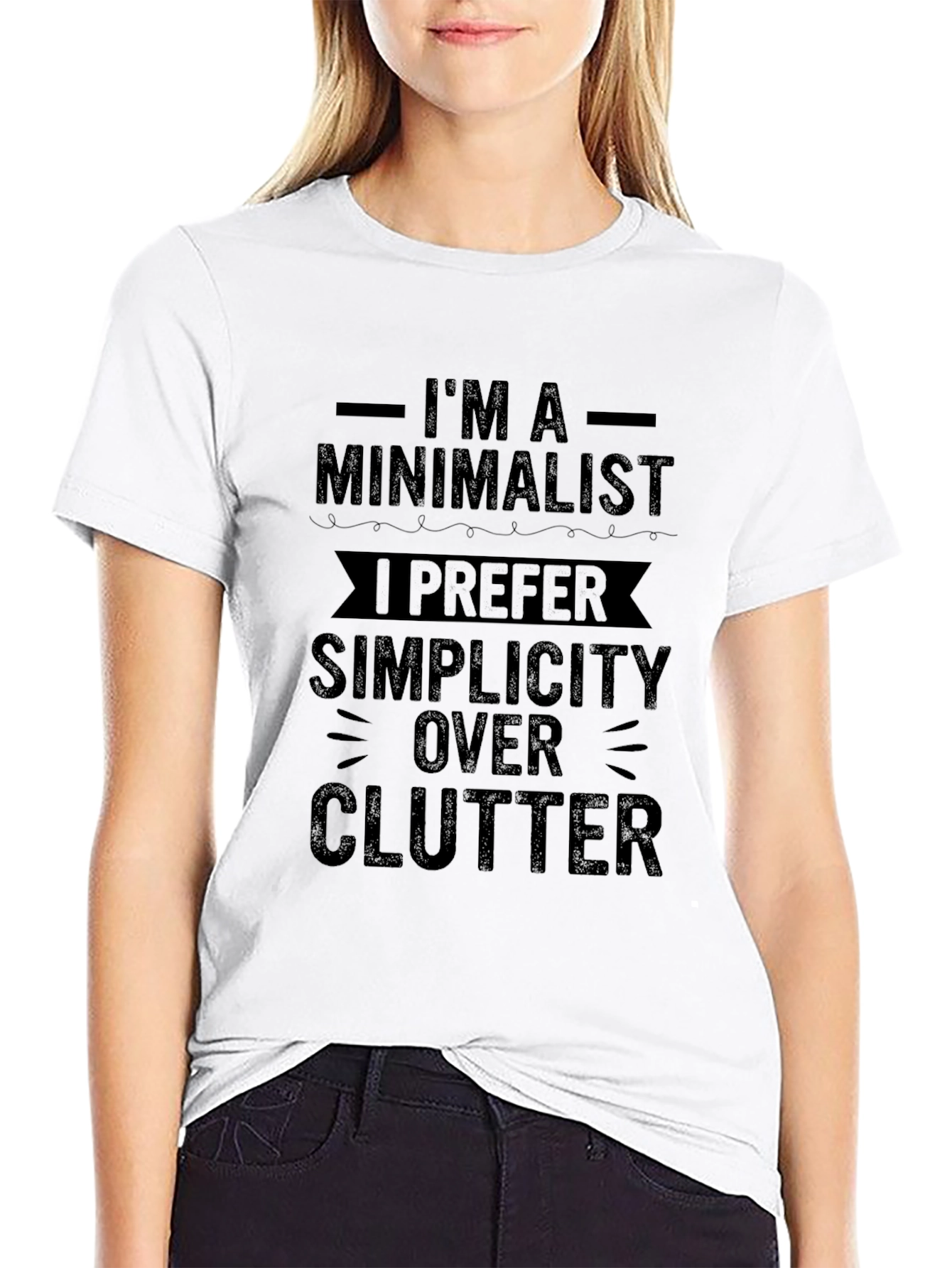 Minimalist Simplicity Black T-Shirt