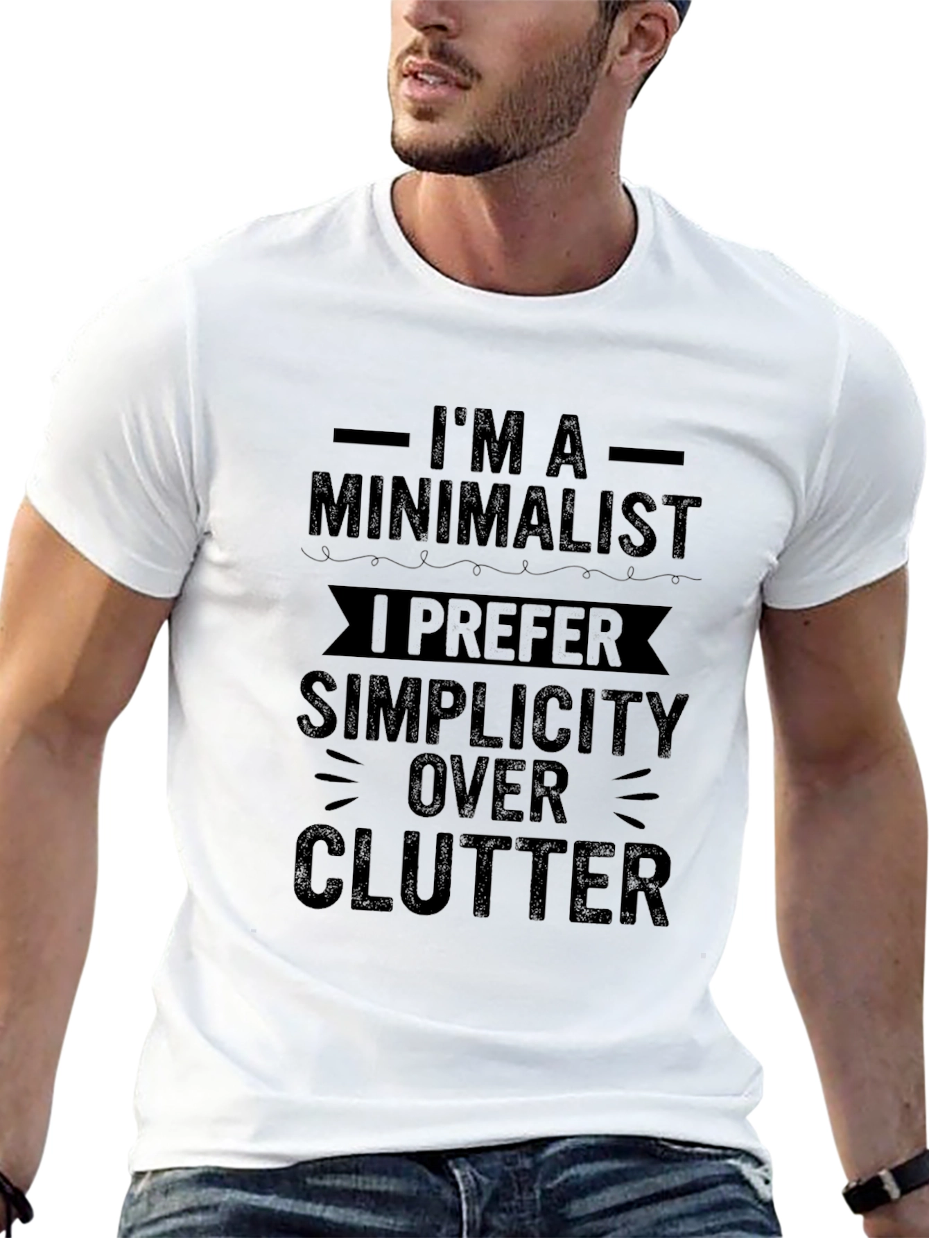 Minimalist Simplicity Black T-Shirt