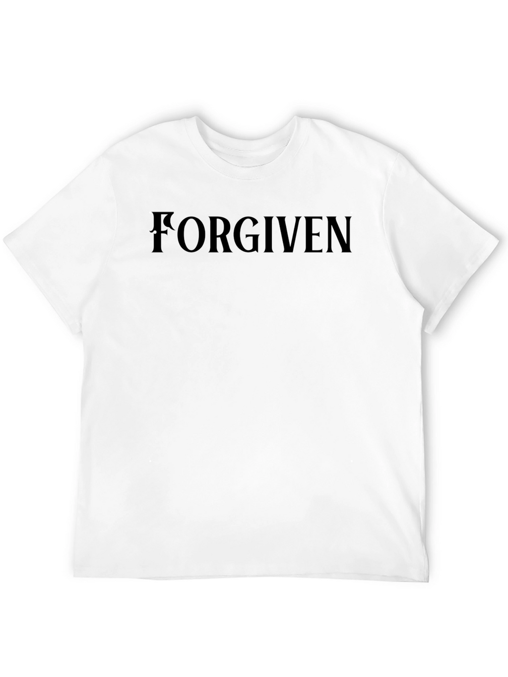 Forgiven Graphic Tee - Black Christian T-Shirt
