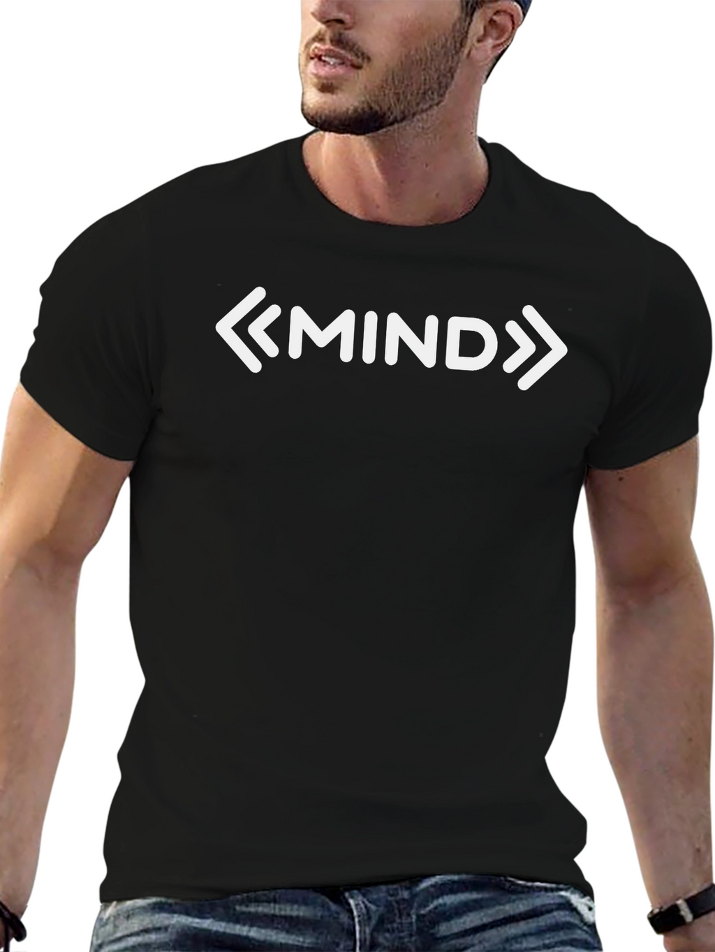 Mind Graphic T-Shirt - Black Unisex Tee