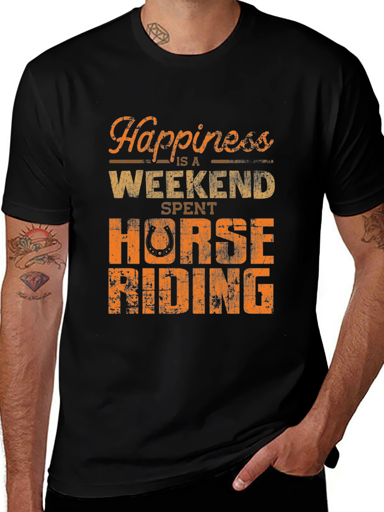 Happiness Horse Riding T-Shirt