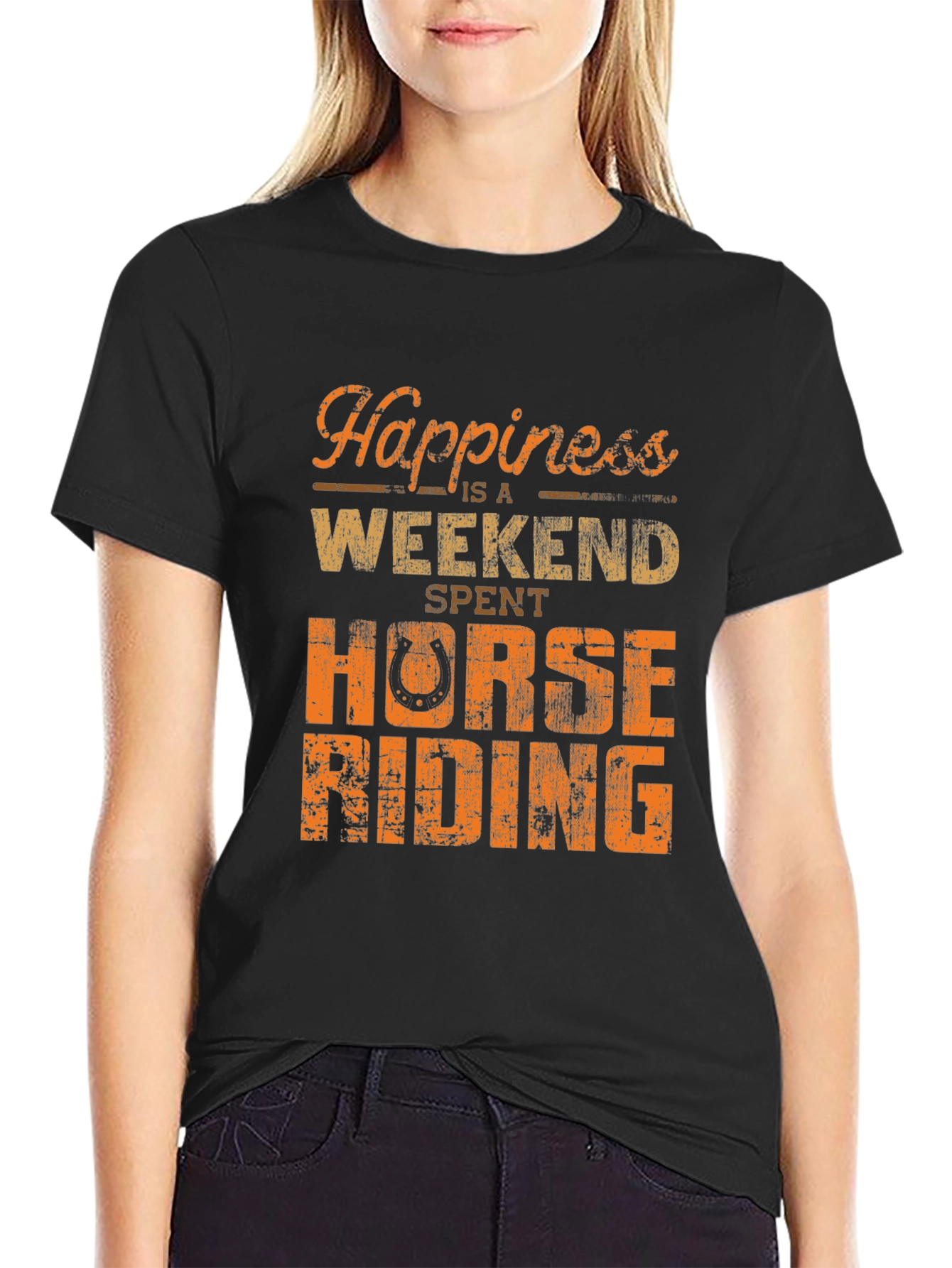 Happiness Horse Riding T-Shirt