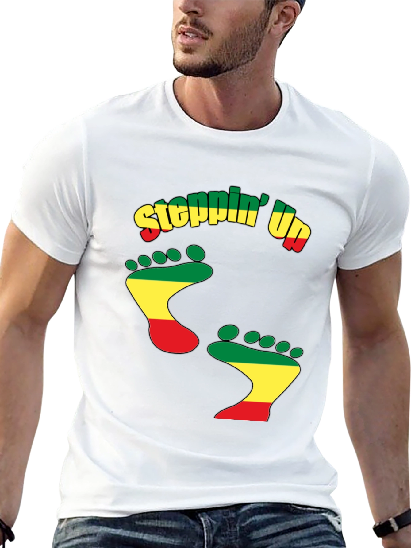 Steppin Up Rasta T-Shirt