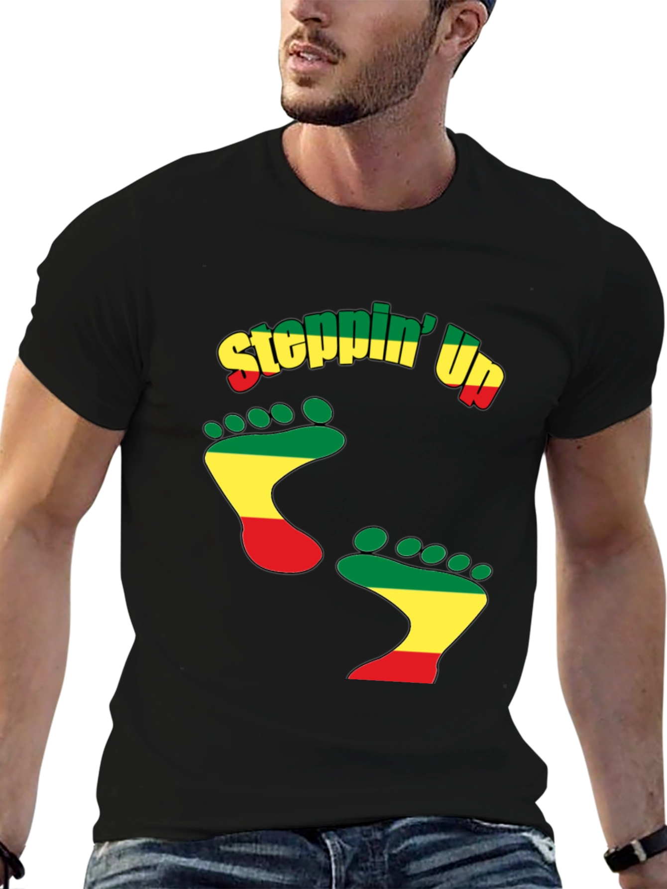 Steppin Up Rasta T-Shirt