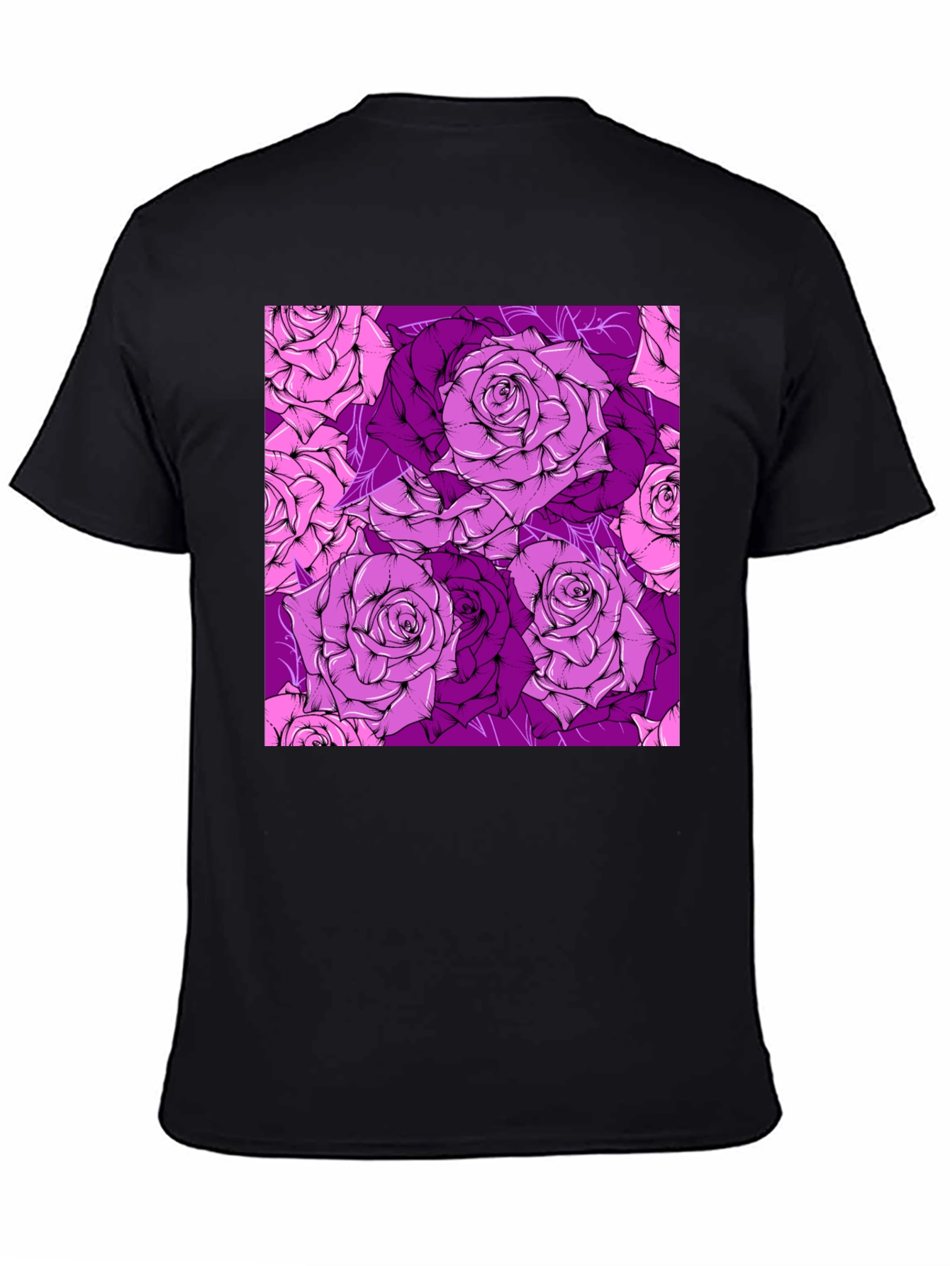 Floral Rose Print Tee - Stylish & Unique Design