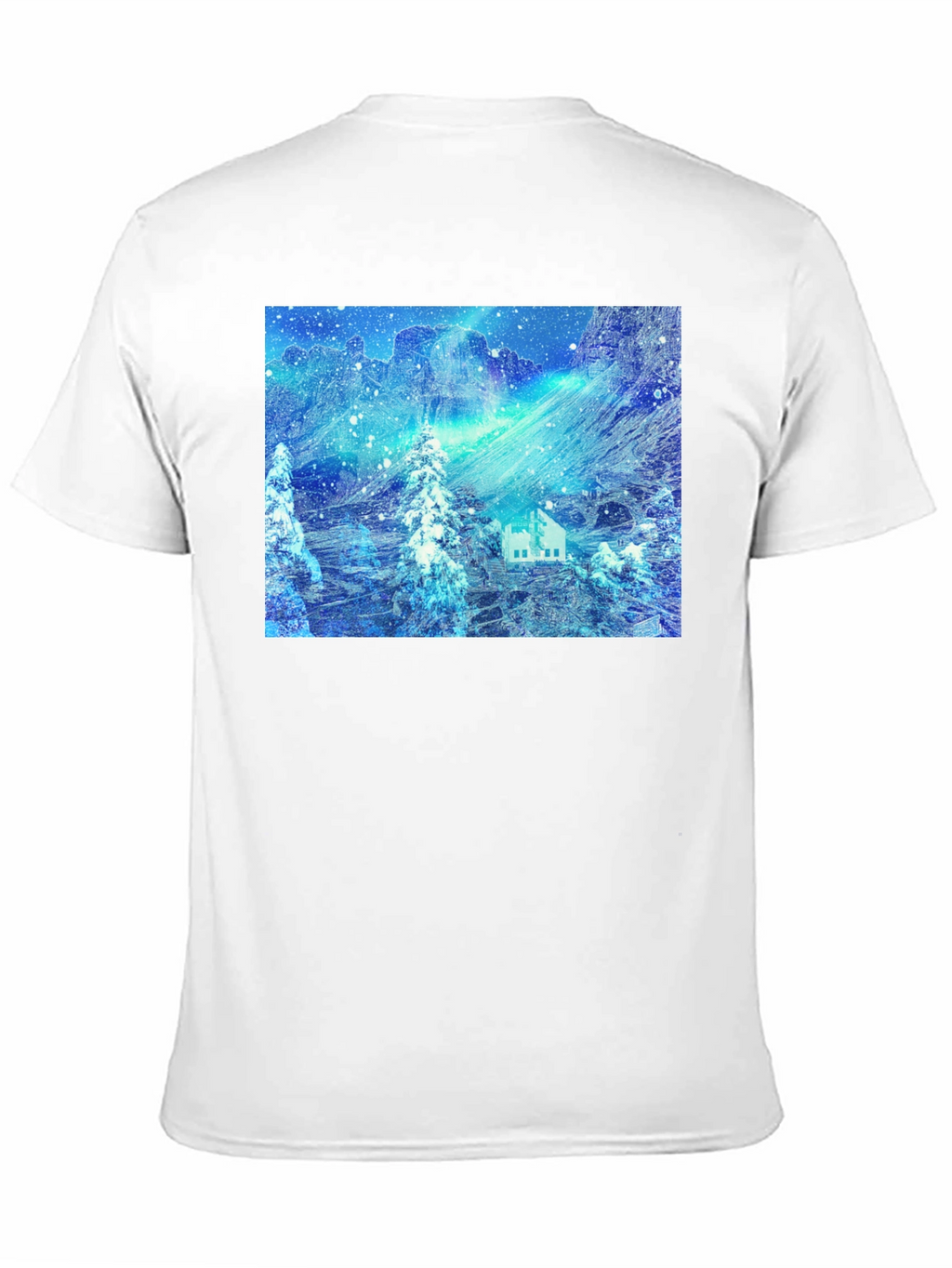 Winter Wonderland Tee: Snowy Mountain Cabin