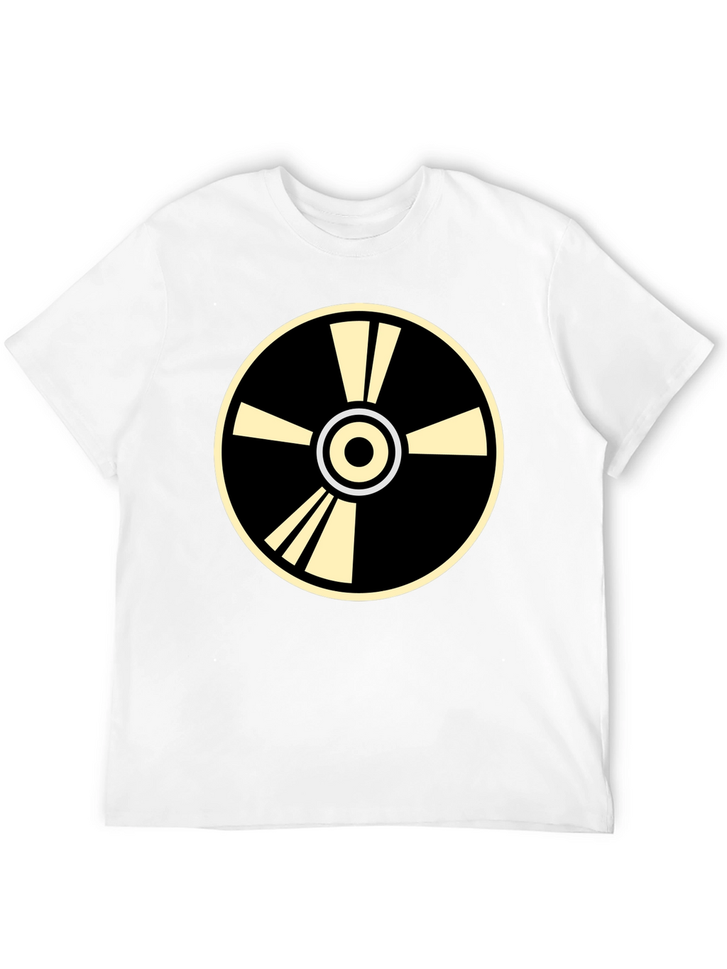 Geometric Graphic Tee - Stylish Circular Design