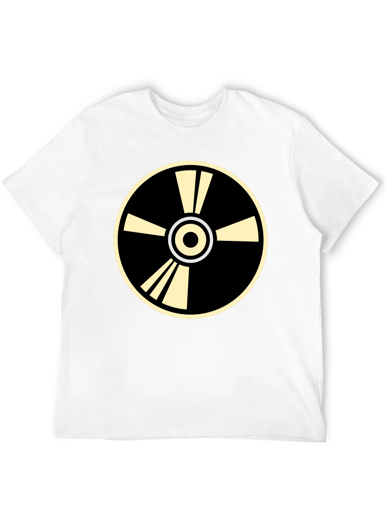 Geometric Graphic Tee - Stylish Circular Design