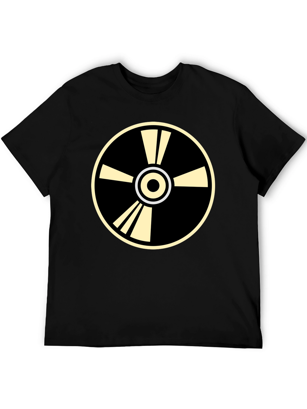 Geometric Graphic Tee - Stylish Circular Design