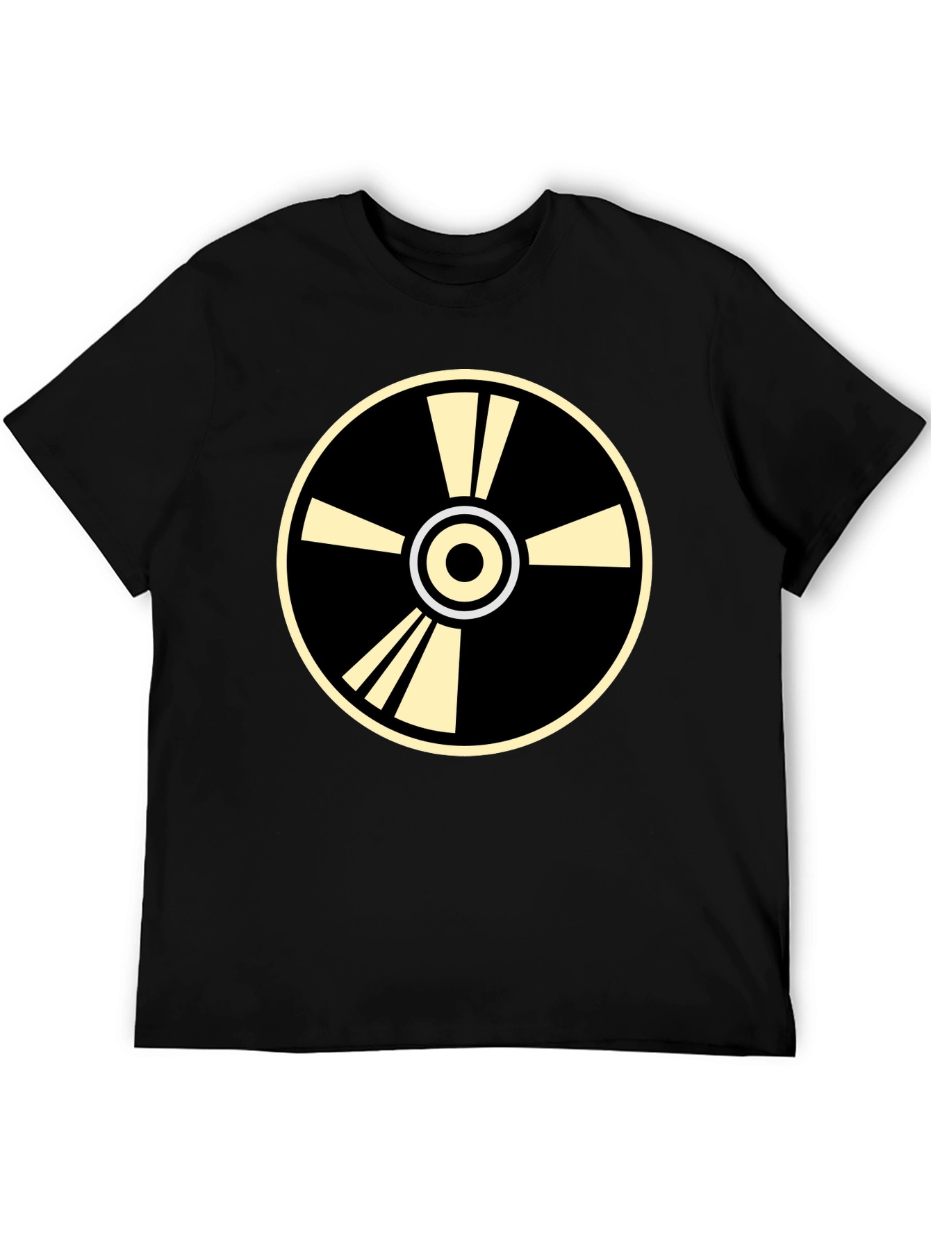 Geometric Graphic Tee - Stylish Circular Design