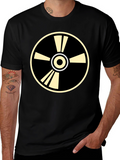 Geometric Graphic Tee - Stylish Circular Design