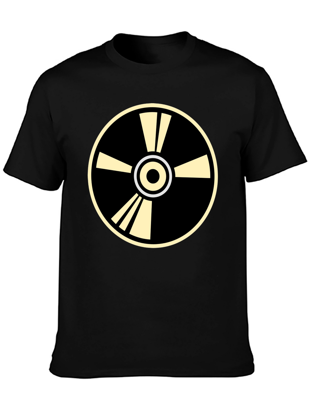 Geometric Graphic Tee - Stylish Circular Design