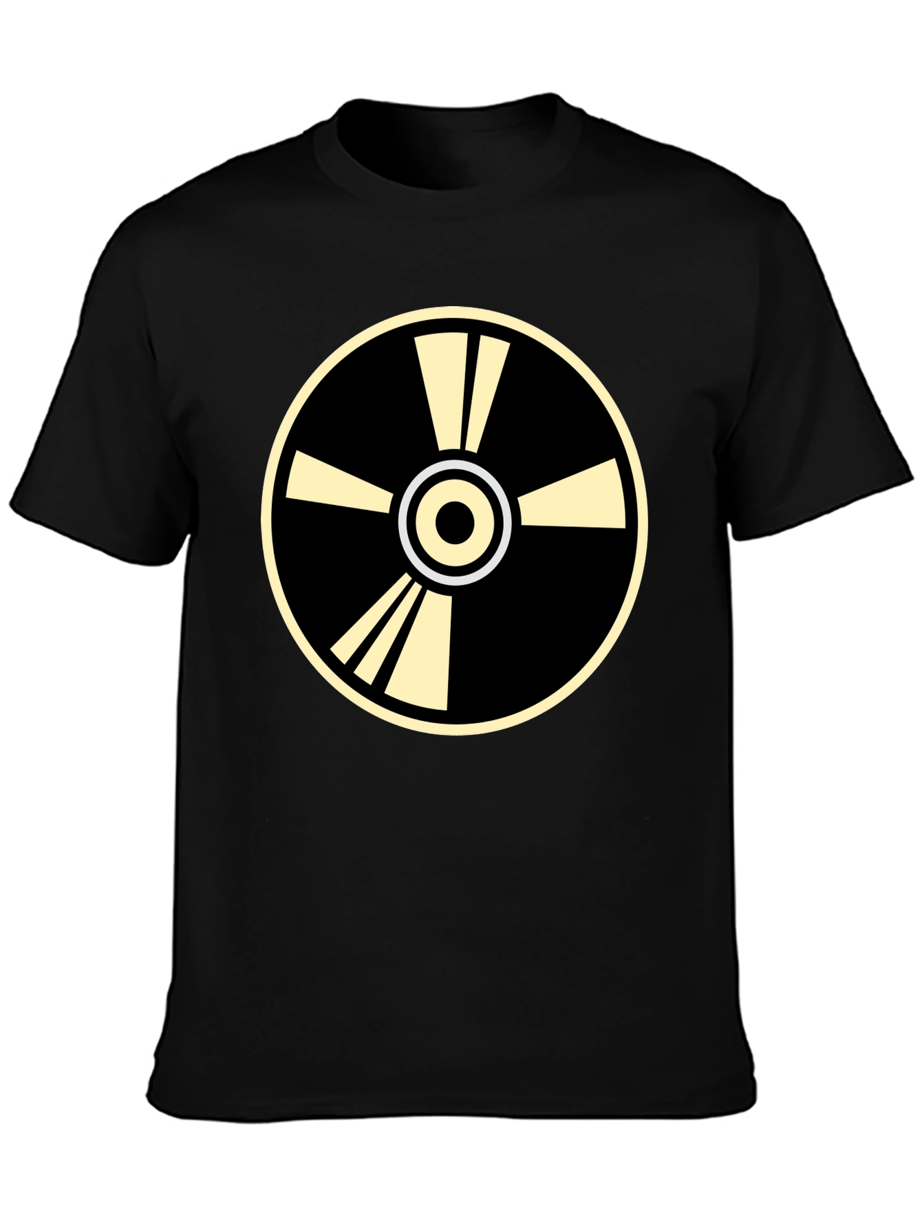 Geometric Graphic Tee - Stylish Circular Design