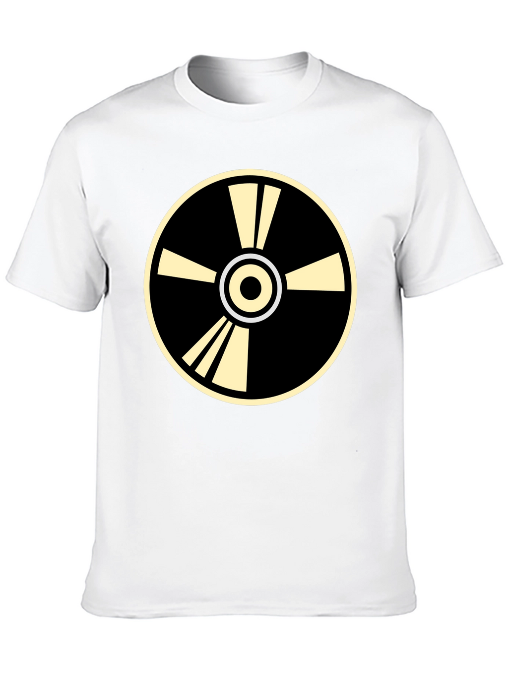 Geometric Graphic Tee - Stylish Circular Design