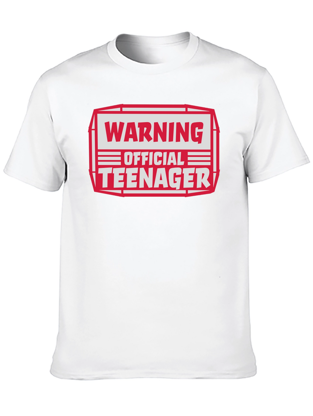 Warning Official Teenager Graphic T-Shirt