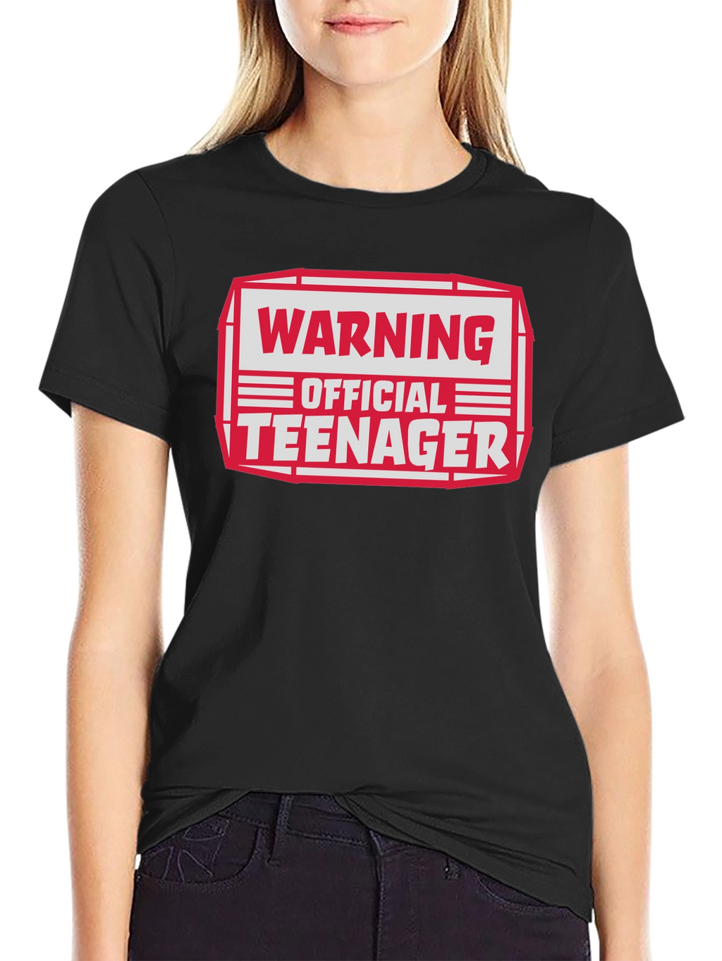 Warning Official Teenager Graphic T-Shirt