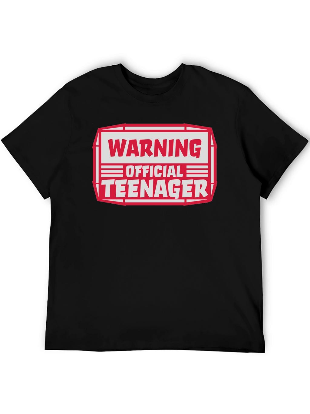 Warning Official Teenager Graphic T-Shirt