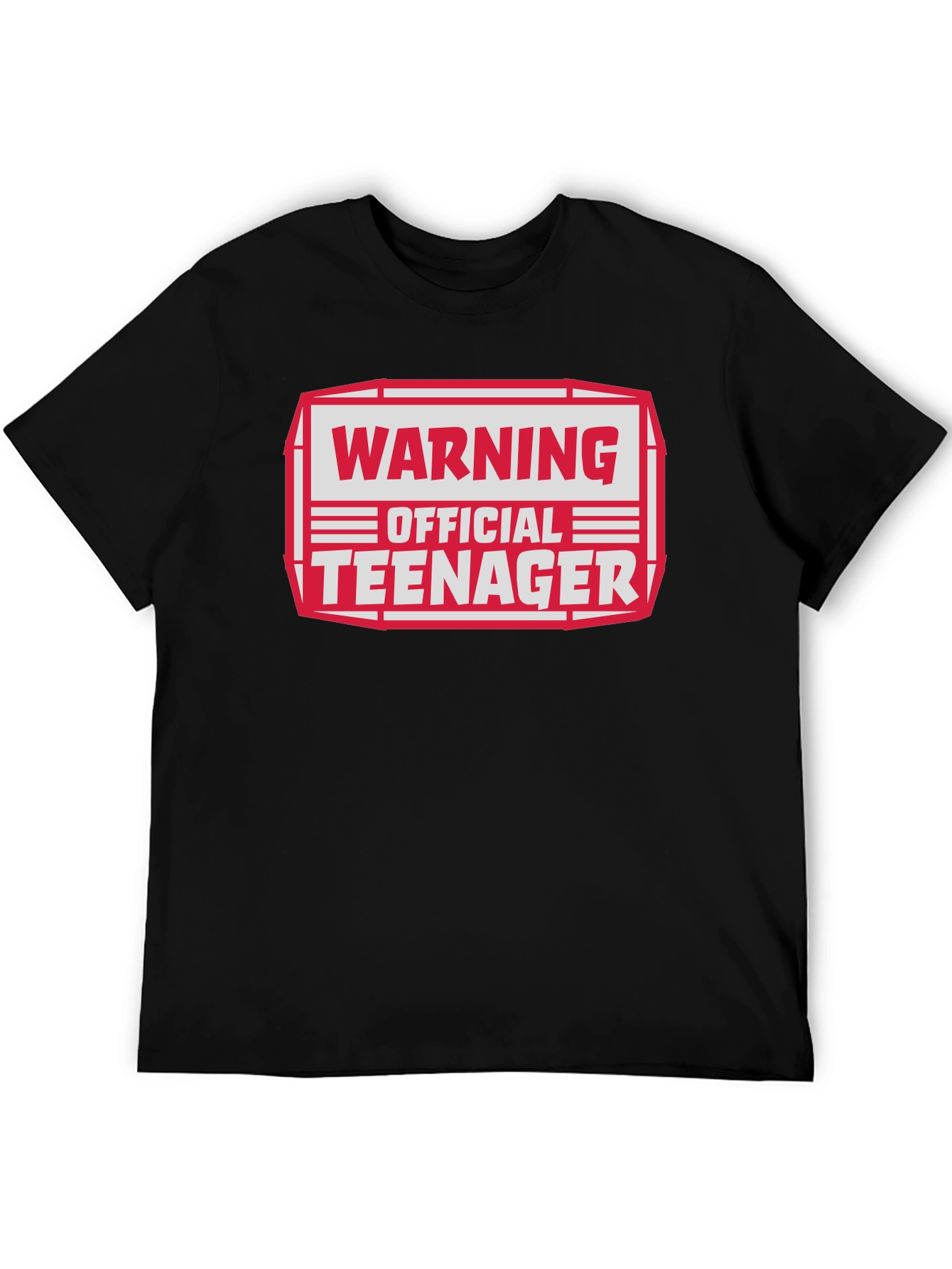 Warning Official Teenager Graphic T-Shirt