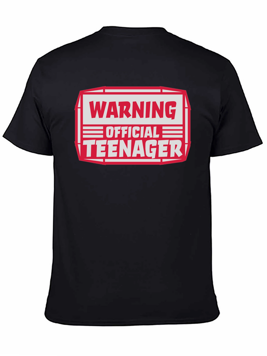 Warning Official Teenager Graphic T-Shirt