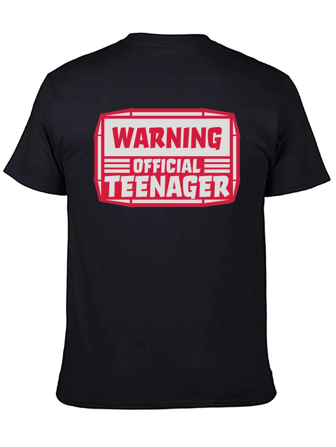 Warning Official Teenager Graphic T-Shirt