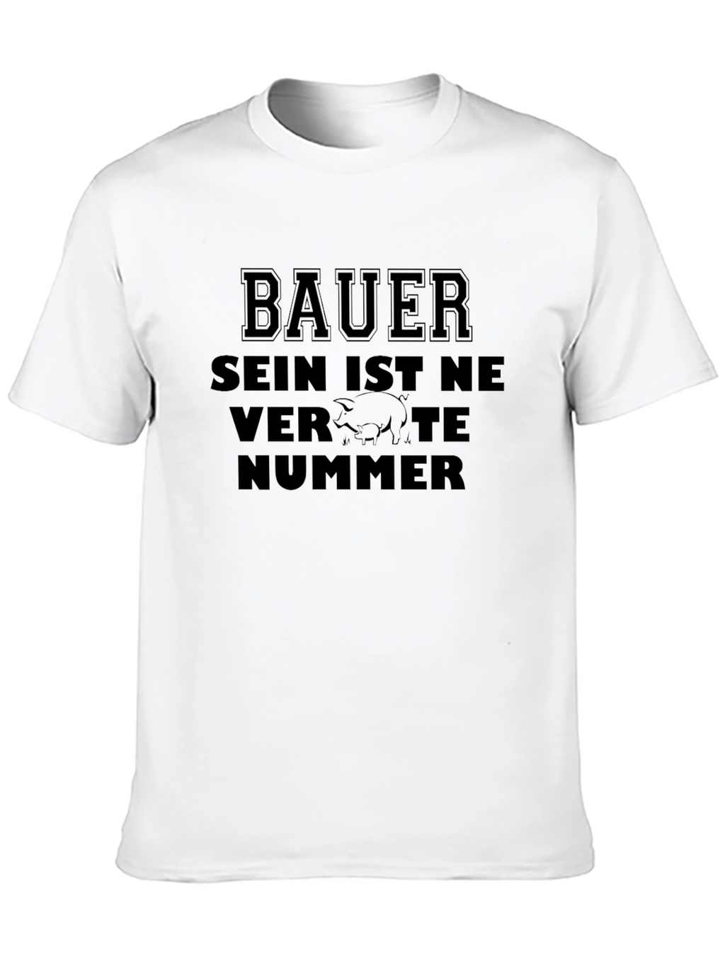 Bauer Pig Graphic Tee - Black Casual T-Shirt