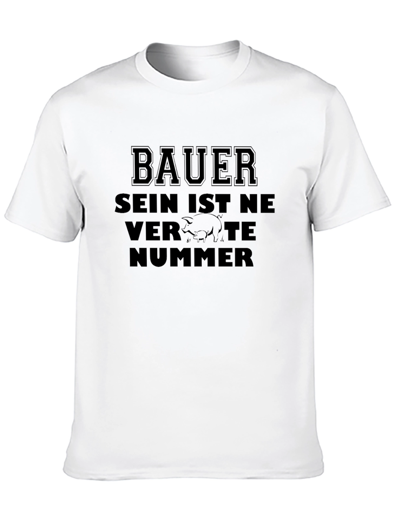Bauer Pig Graphic Tee - Black Casual T-Shirt