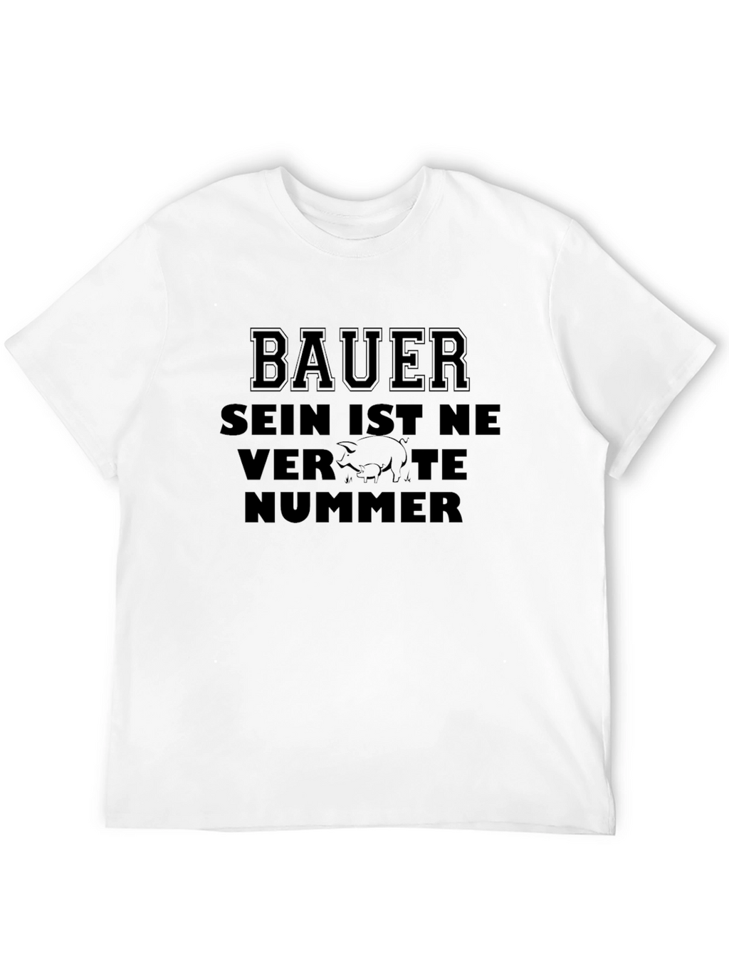 Bauer Pig Graphic Tee - Black Casual T-Shirt