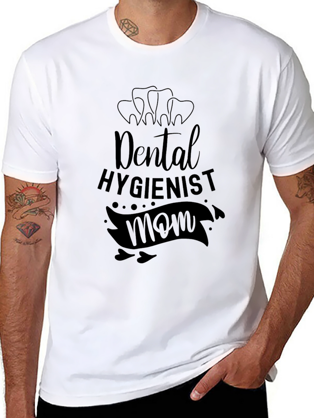 Dental Hygienist Mom Graphic T-Shirt
