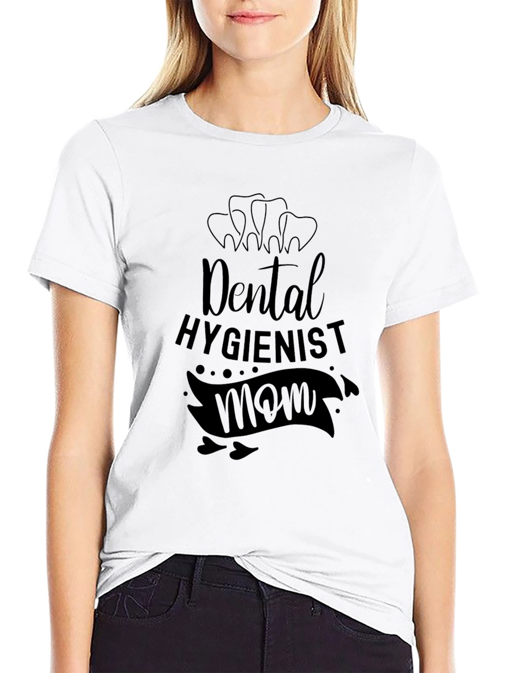 Dental Hygienist Mom Graphic T-Shirt