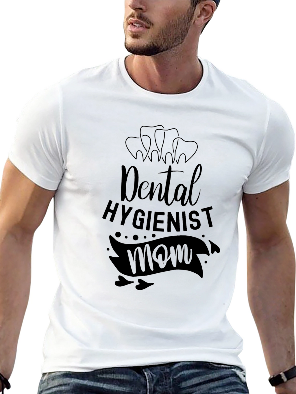 Dental Hygienist Mom Graphic T-Shirt