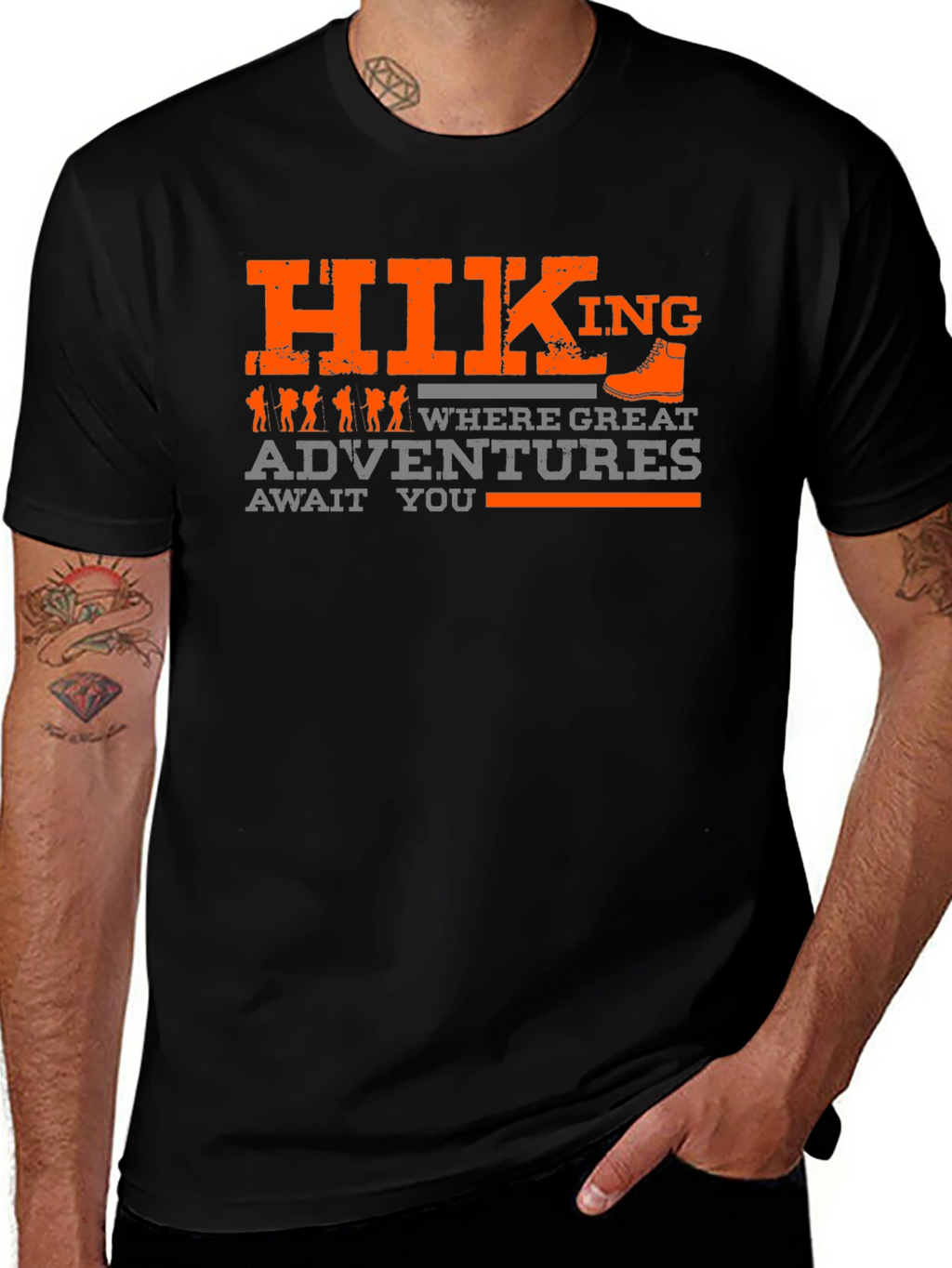 Hiking Adventures Graphic T-Shirt
